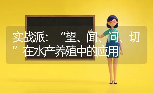 实战派：“望、闻、问、切”在水产养殖中的应用 | 动物养殖百科