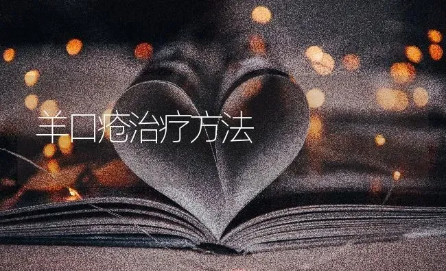 羊口疮治疗方法 | 家畜养殖