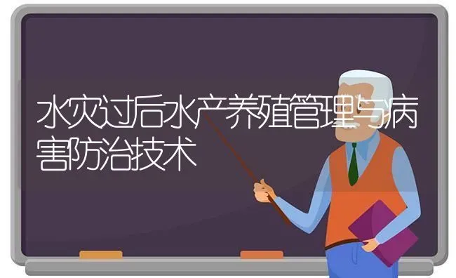 水灾过后水产养殖管理与病害防治技术 | 动物养殖百科