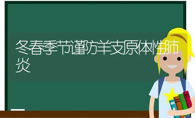 冬春季节谨防羊支原体性肺炎 | 家畜养殖