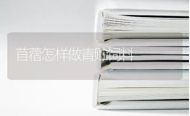 苜蓿怎样做青贮饲料 | 动物养殖饲料