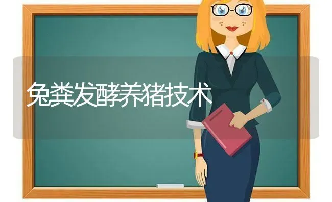 兔粪发酵养猪技术 | 家畜养殖