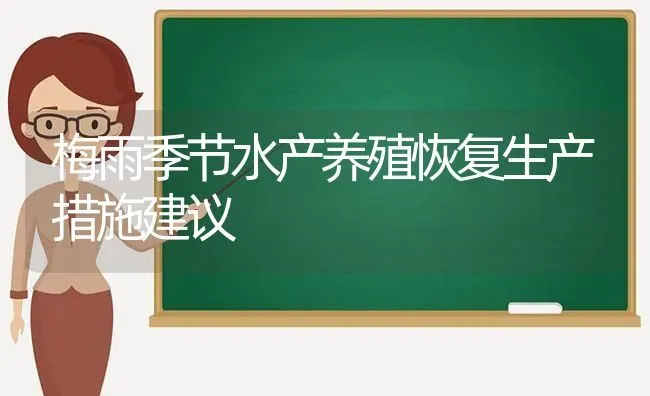 梅雨季节水产养殖恢复生产措施建议 | 动物养殖百科