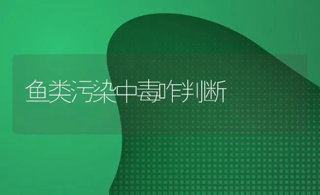 鱼类污染中毒咋判断 | 淡水养殖