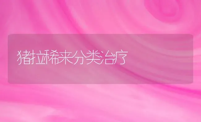 猪拉稀来分类治疗 | 家畜养殖