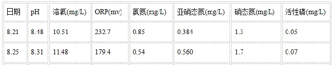 “强效生物底改”产品在水质调节中的使用效果跟踪