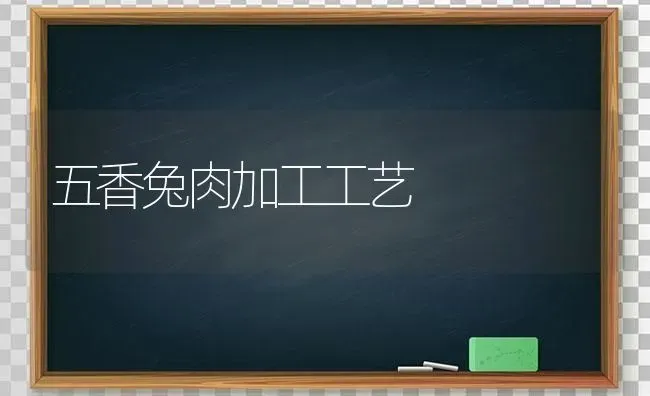 五香兔肉加工工艺 | 家畜养殖