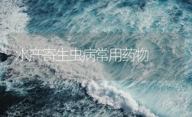 水产寄生虫病常用药物 | 养殖病虫害防治