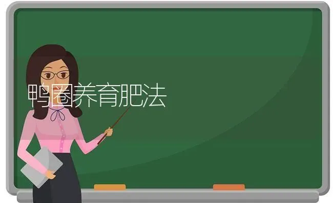 鸭圈养育肥法 | 家禽养殖