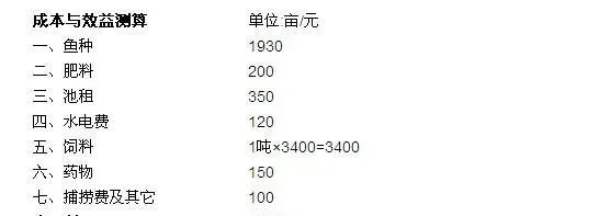 亩产鱼1000公斤主养青鱼生产技术模式