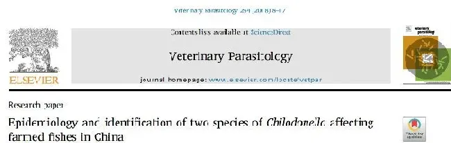 Vet Parasitol，两种感染中国淡水鱼的斜管虫的流行病学及鉴定