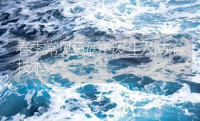 春季常见鱼病的发生及防治技术 | 养殖病虫害防治