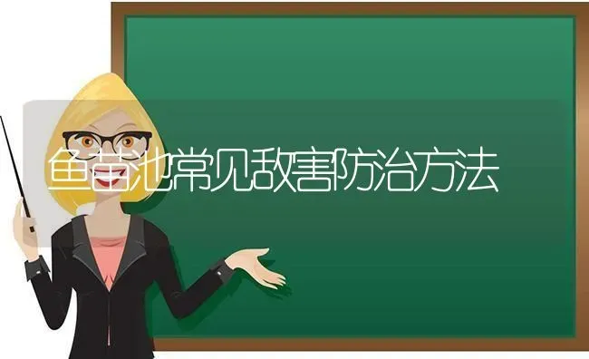 鱼苗池常见敌害防治方法 | 淡水养殖