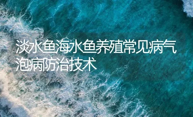 淡水鱼海水鱼养殖常见病气泡病防治技术 | 养殖病虫害防治