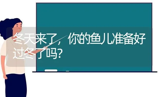冬天来了，你的鱼儿准备好过冬了吗？ | 动物养殖百科