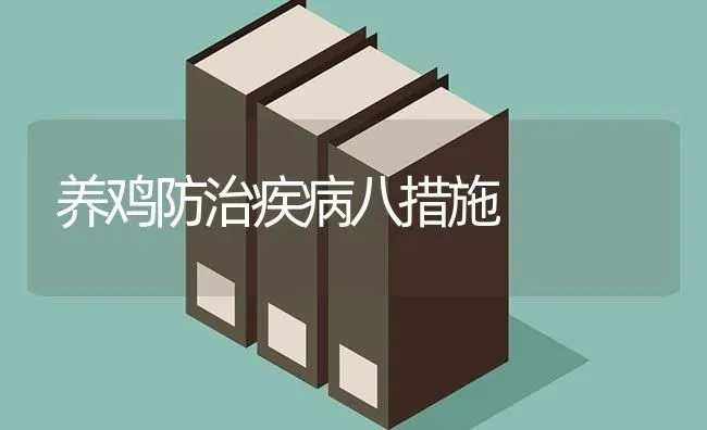 养鸡防治疾病八措施 | 家禽养殖