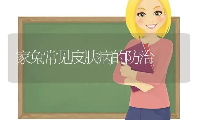家兔常见皮肤病的防治 | 家畜养殖