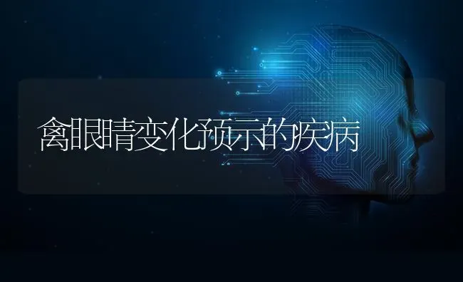 禽眼睛变化预示的疾病 | 家禽养殖