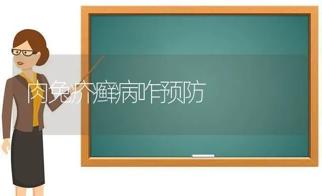 肉兔疥癣病咋预防 | 家畜养殖
