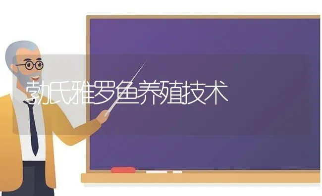 勃氏雅罗鱼养殖技术 | 动物养殖百科