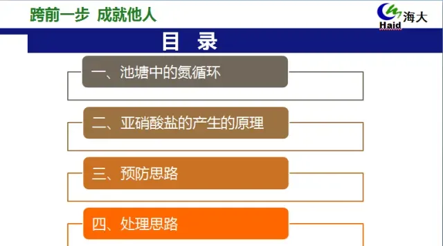 池塘水质亚硝酸盐产生的原理及其处理思路
