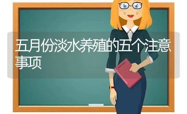 五月份淡水养殖的五个注意事项 | 动物养殖百科