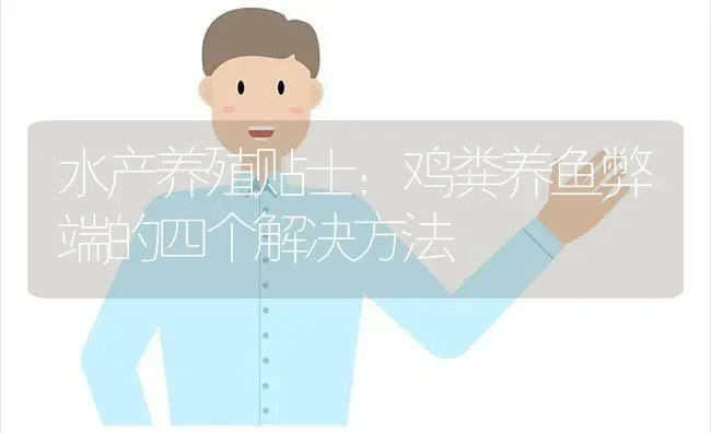 水产养殖贴士：鸡粪养鱼弊端的四个解决方法 | 动物养殖百科