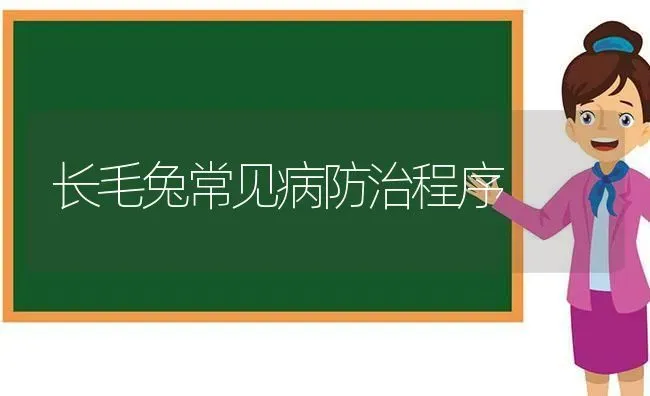 长毛兔常见病防治程序 | 家畜养殖