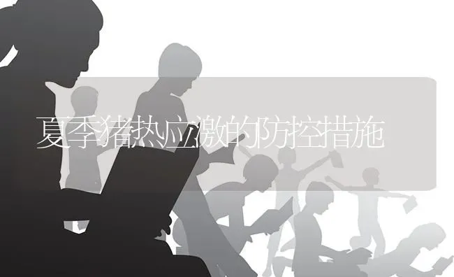 夏季猪热应激的防控措施 | 家畜养殖