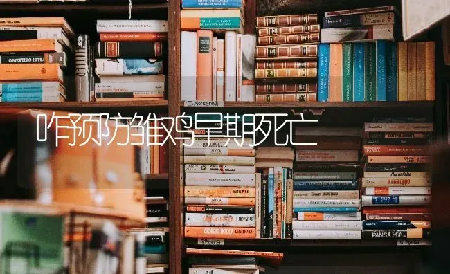 咋预防雏鸡早期死亡 | 家禽养殖