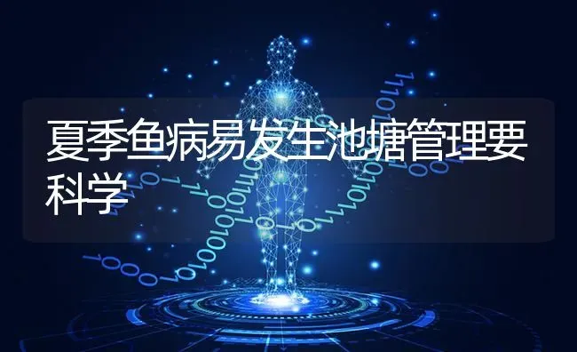 夏季鱼病易发生池塘管理要科学 | 淡水养殖