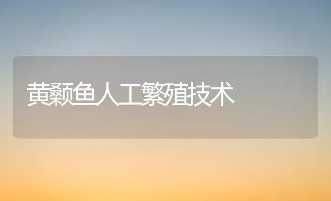 黄颡鱼人工繁殖技术 | 淡水养殖