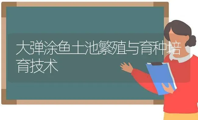 大弹涂鱼土池繁殖与育种培育技术 | 动物养殖百科