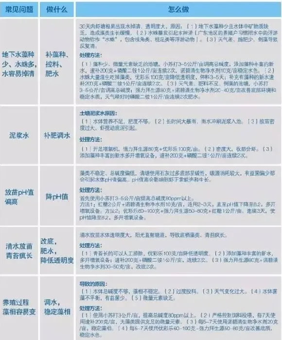 南美白对虾低盐度养殖常见问题及处理方案