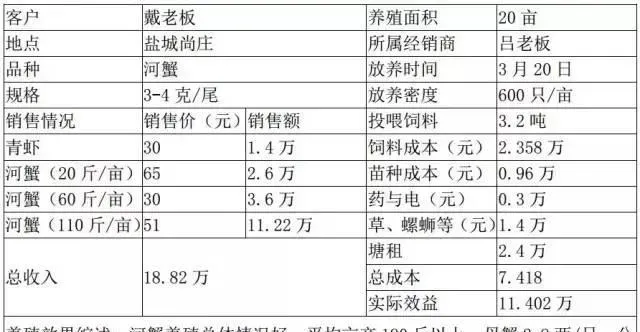 江苏兴化河蟹养殖户戴老板20亩塘去年亩纯利六千今年超万