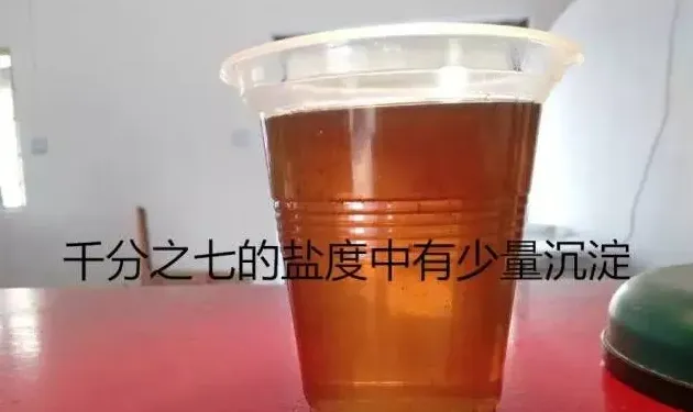 腐植酸钠产品在淡水和海水使用效果试验展示