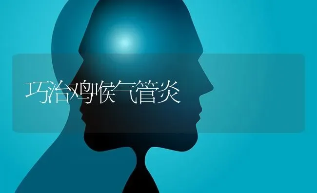 巧治鸡喉气管炎 | 家禽养殖
