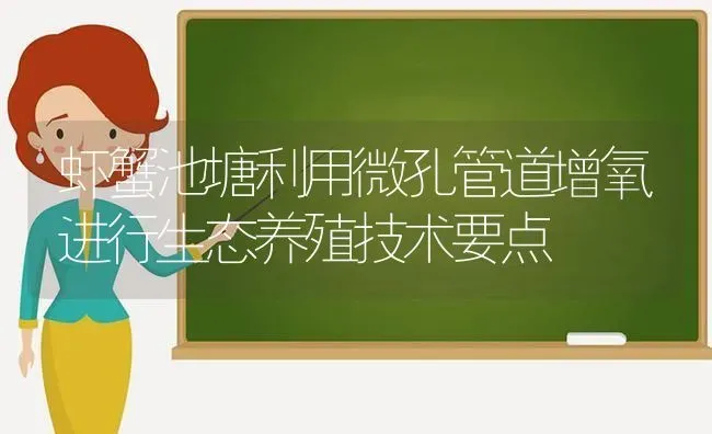 虾蟹池塘利用微孔管道增氧进行生态养殖技术要点 | 动物养殖百科