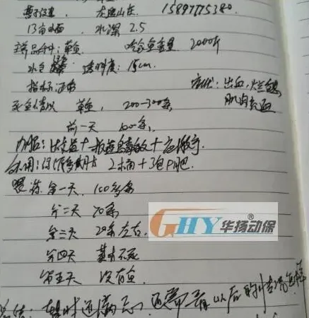 板蓝息毒敏治疗小草鱼病毒性疾病的案例