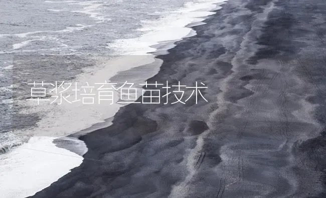 草浆培育鱼苗技术 | 淡水养殖
