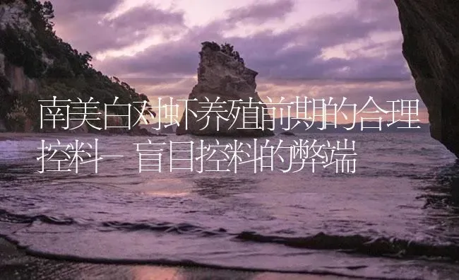 南美白对虾养殖前期的合理控料-盲目控料的弊端 | 海水养殖