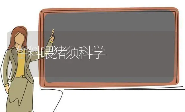 生料喂猪须科学 | 家畜养殖