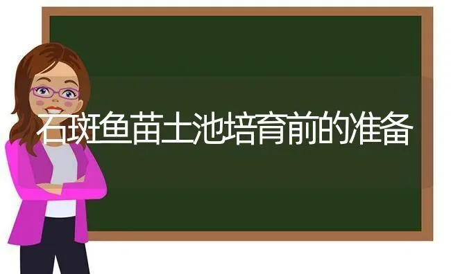 石斑鱼苗土池培育前的准备 | 淡水养殖