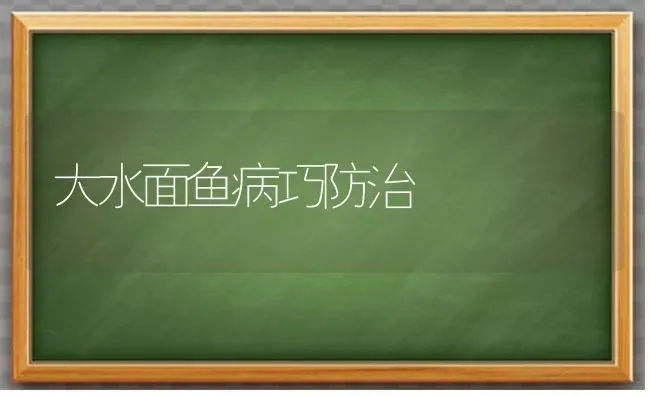 大水面鱼病巧防治 | 淡水养殖