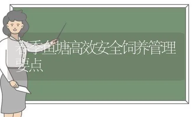 春季鱼塘高效安全饲养管理要点 | 动物养殖百科