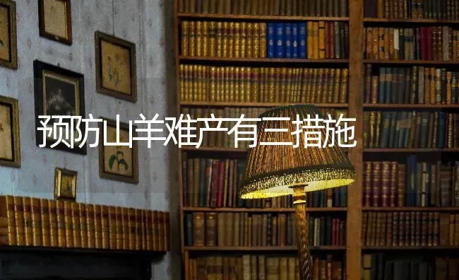 预防山羊难产有三措施 | 家畜养殖