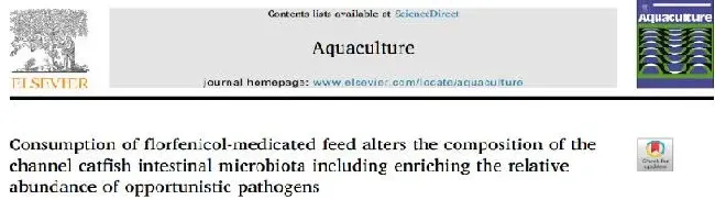 论文解读：Aquaculture，氟苯尼考影响斑点叉尾鮰肠道菌群研究