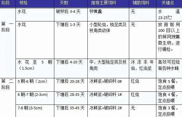 提高加州鲈苗期成活率，这三个阶段很重要(附实操图表）