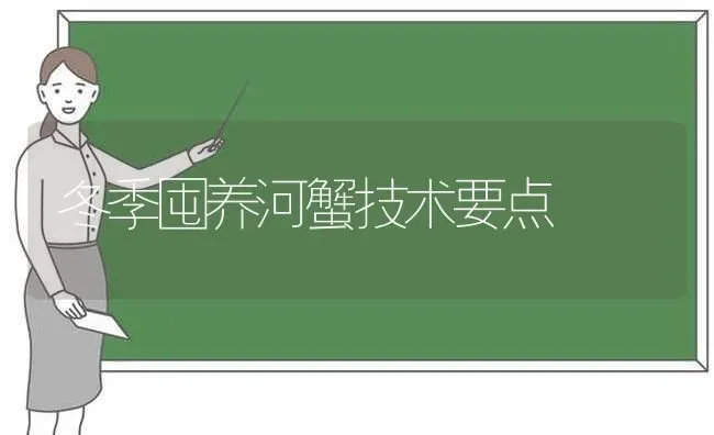 冬季囤养河蟹技术要点 | 淡水养殖