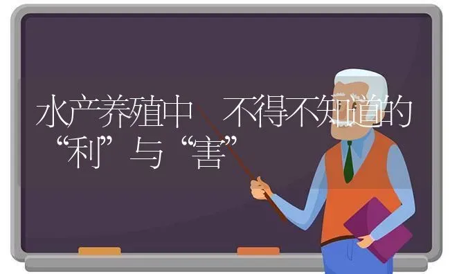 水产养殖中 不得不知道的“利”与“害” | 动物养殖百科